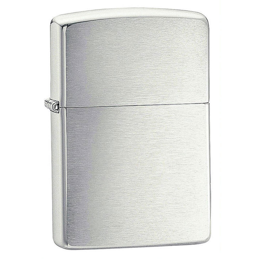 Finition brossée classique de Zippo Chrome plus léger