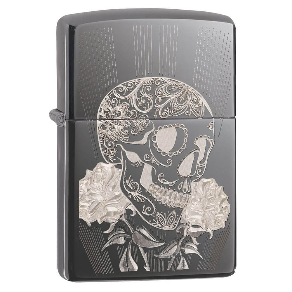 Brique du crâne de fantaisie de glace zippo