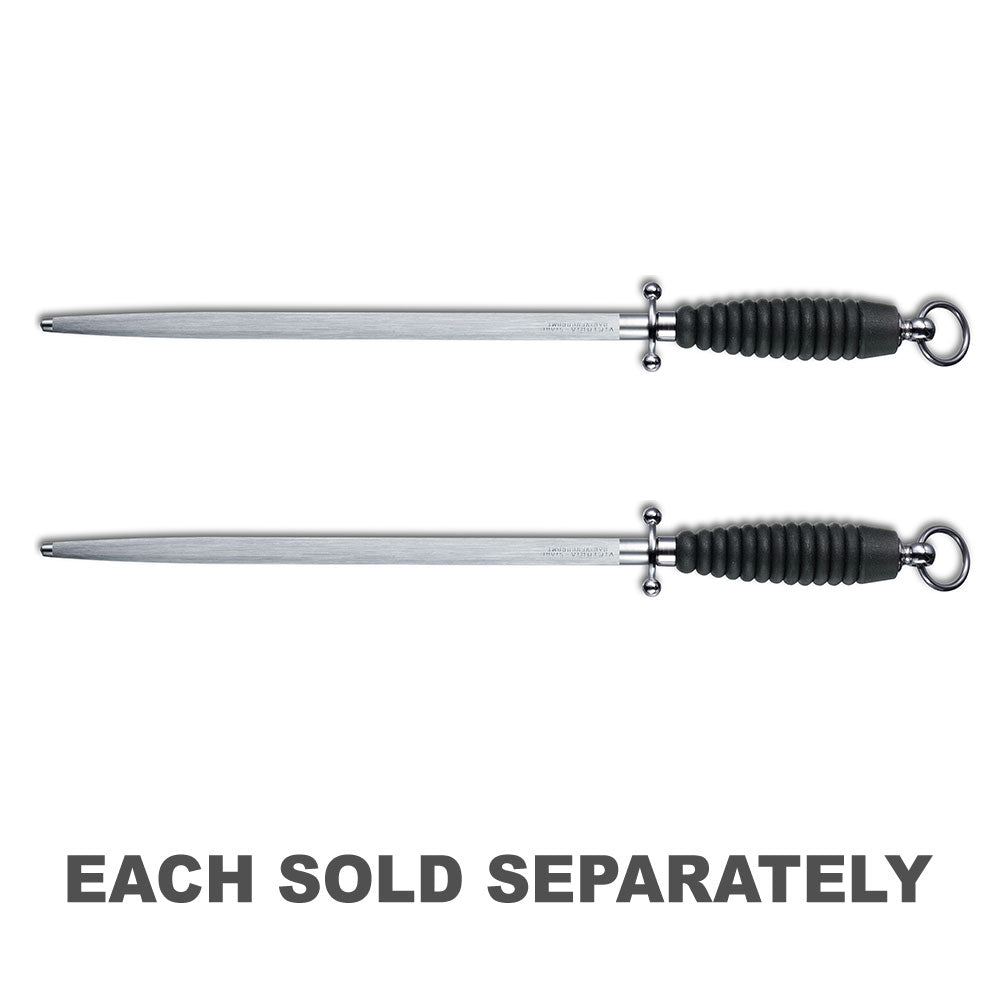 L'acier à affûtage à coupe fin de boucher avec une ondulation de 30 cm