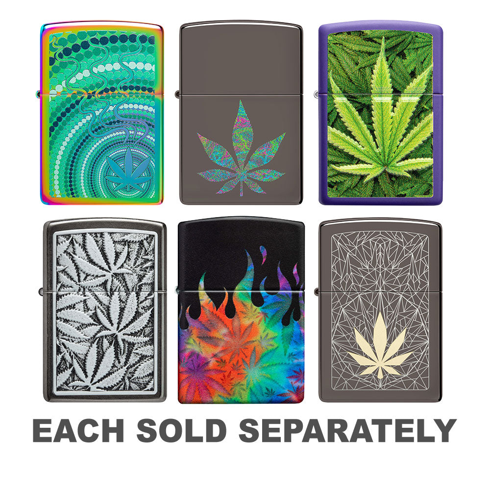 Brique du vent de cannabis zippo