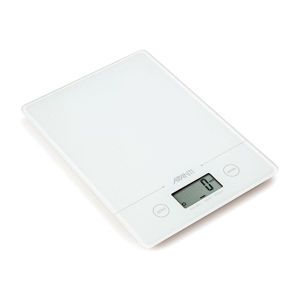 Avanti Compact Digital Kitchen Scale (blanc)