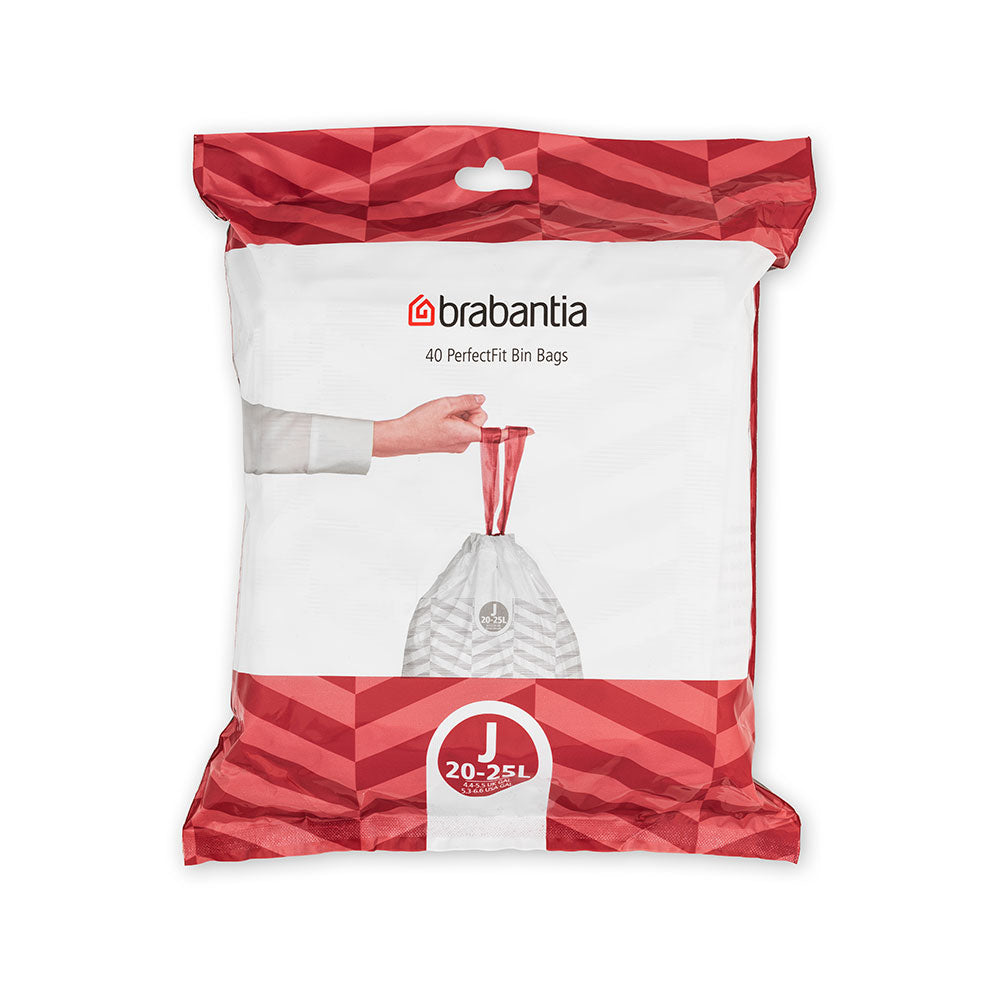 Brabantia Code J Perfect Fit Sacs 23L 40PCS