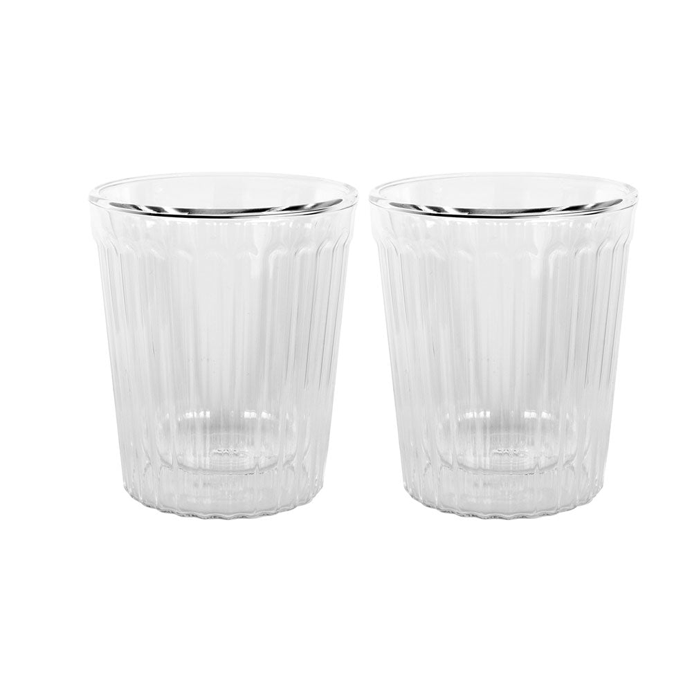 Verre à double paroi Avanti Rigato (ensemble de 2)