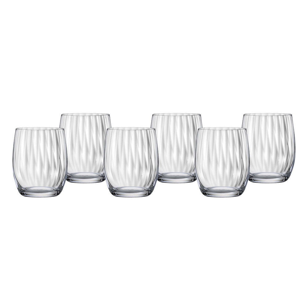 Bohême cascade Vieille Fash Verre 300 ml (ensemble de 6)