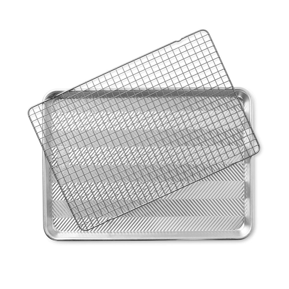 Nordic Ware Prism Half Fheet avec grille (45,5x32.5x3cm)