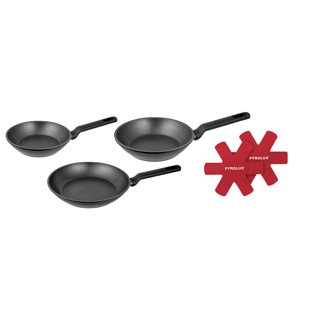 Pyrolux x-Treme Fry Pan (ensemble de 3)