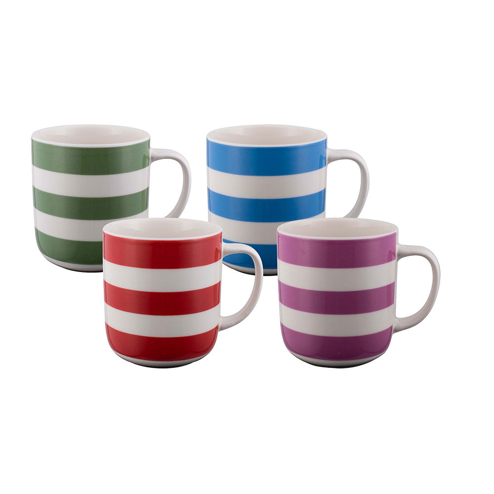 Bundanoon Naut Stripes Classic Mug (ensemble de 4)