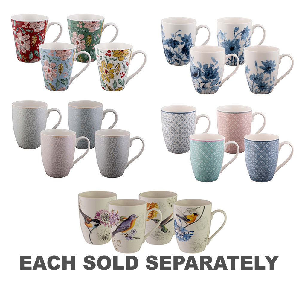 Bunnanoon Coupé Mug (ensemble de 4)