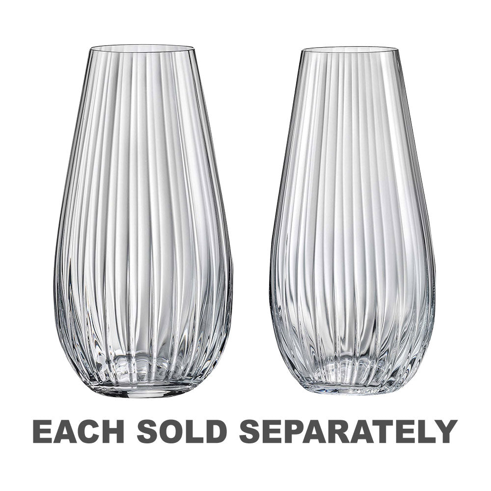 Vase en verre de la cascade de Bohême