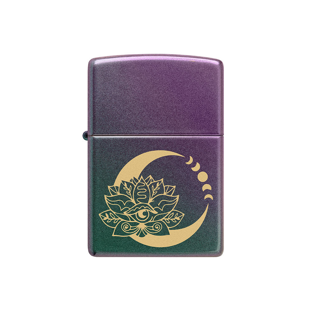 Briquet de la conception de la lune de Lotus Zippo plus légère