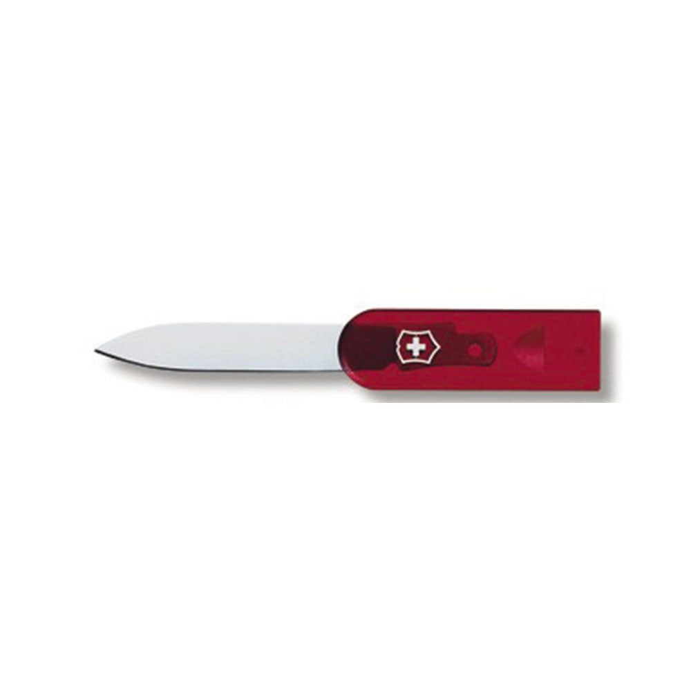 Victorinox Swisscard Translucent Lettre ouvreuse (rouge)