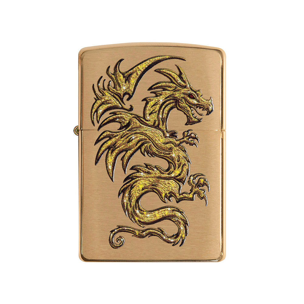 Briquet de la conception de dragon zippo 204b