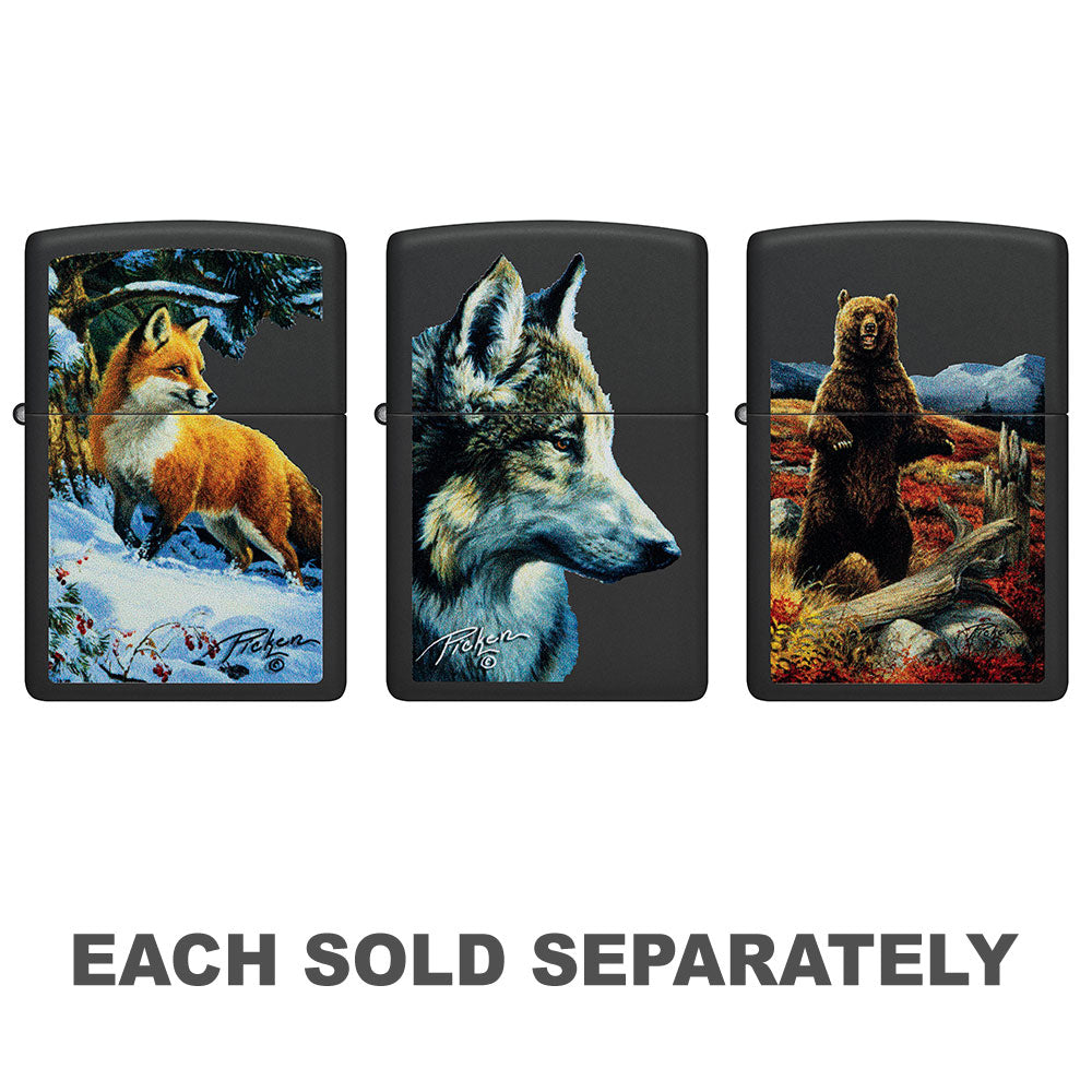 Briquet de vent de vent de Zippo Linda Picken