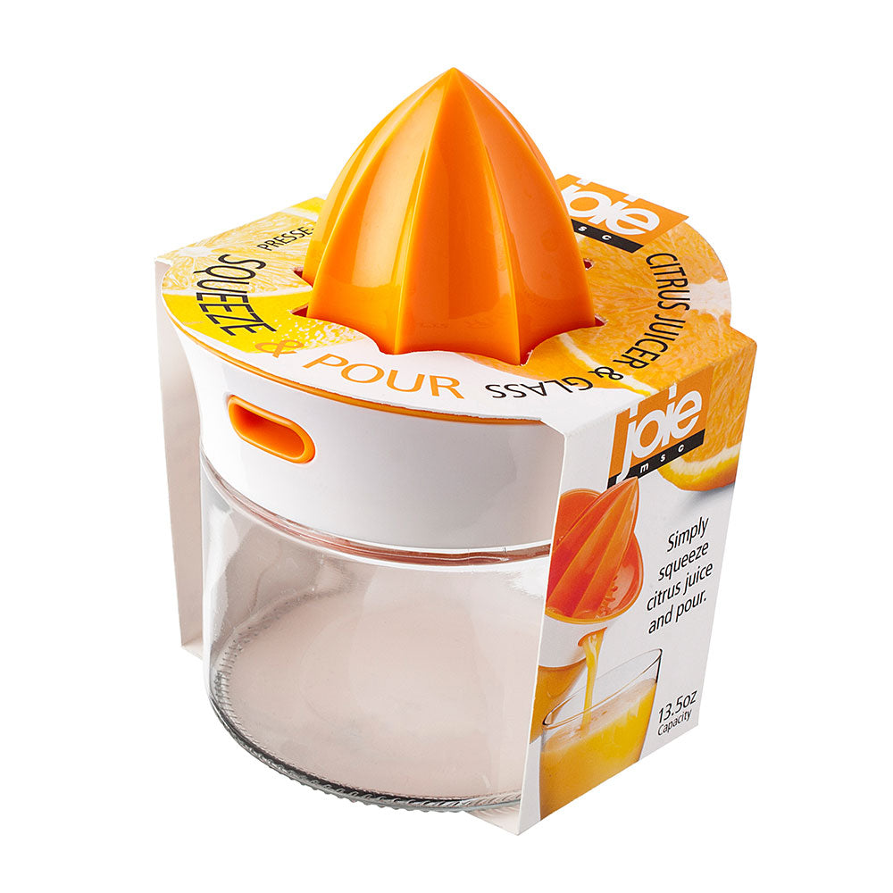Joie Citrus Squeeze & Verser Juicer and Glass (11x12x15cm)