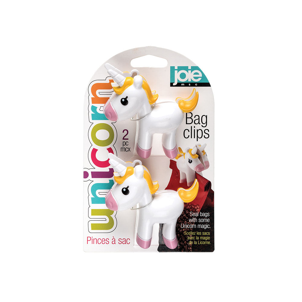 Clips des sacs de joie Unicorn 2pcs (8x8x4cm)