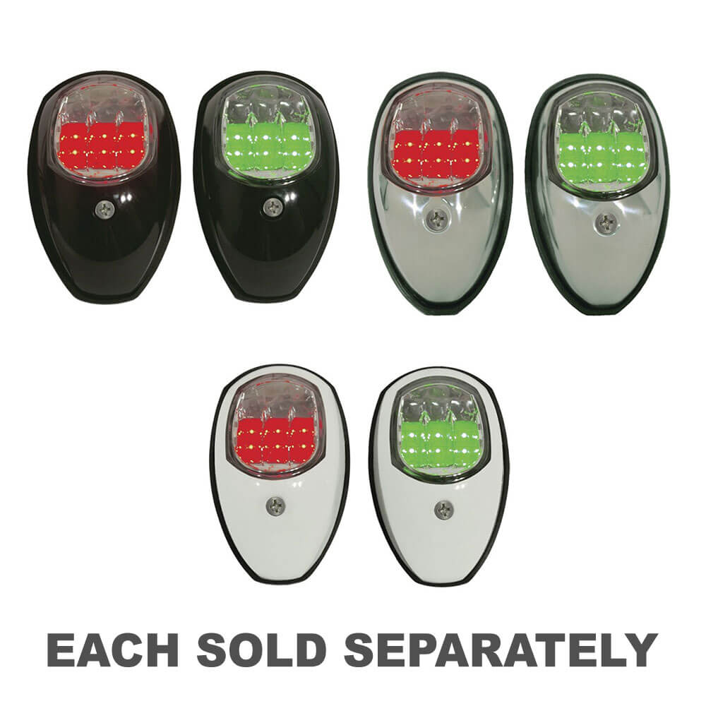 Lumières de navigation à LED de port et tribord