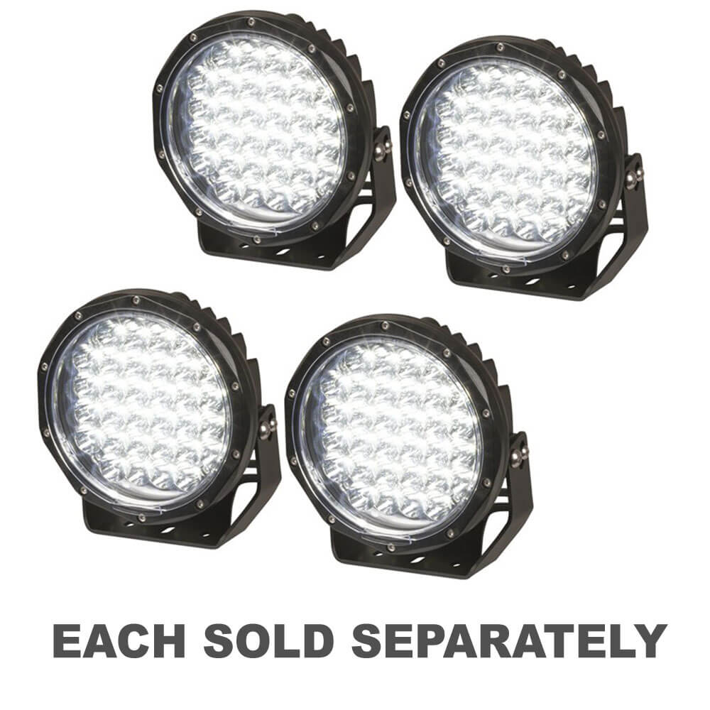PowerTech Solid LED Driving Lights IP68 Black (paire)