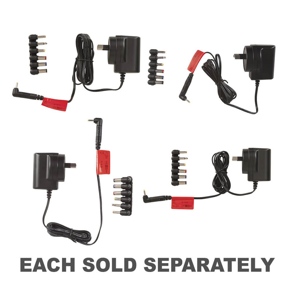 Adaptateur d'alimentation de mode de commutation ultra-allumé (7 bouchons)