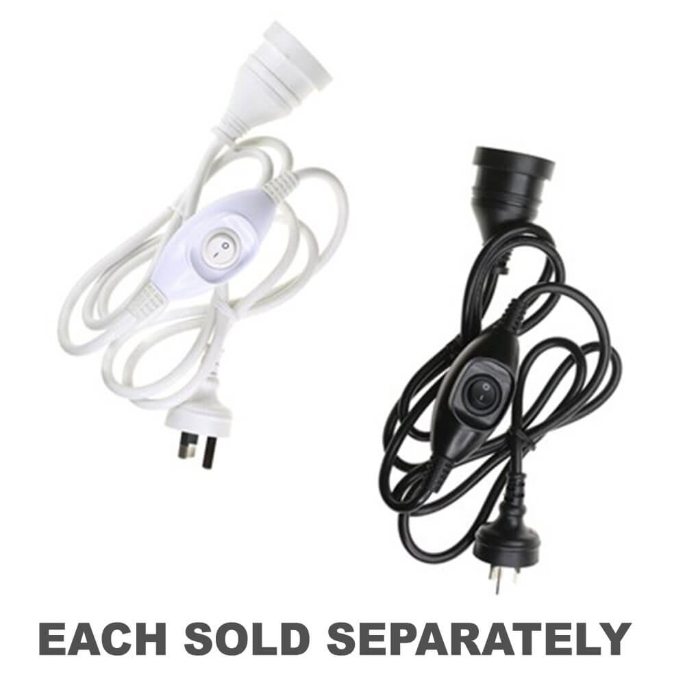 Câble d'extension du secteur avec commutateur 240V 10A (1,8 m)