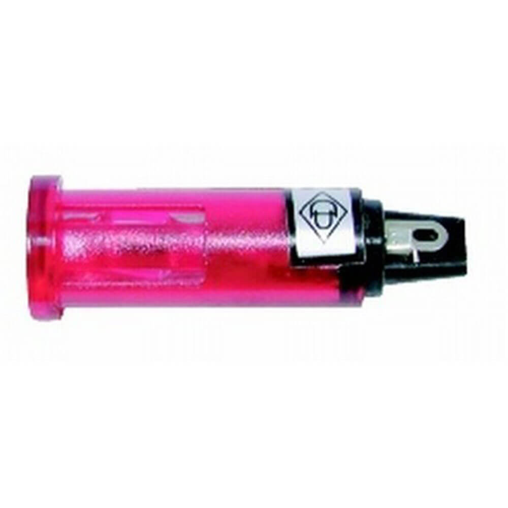 Petite lunette à bout plat 240 V (rouge)