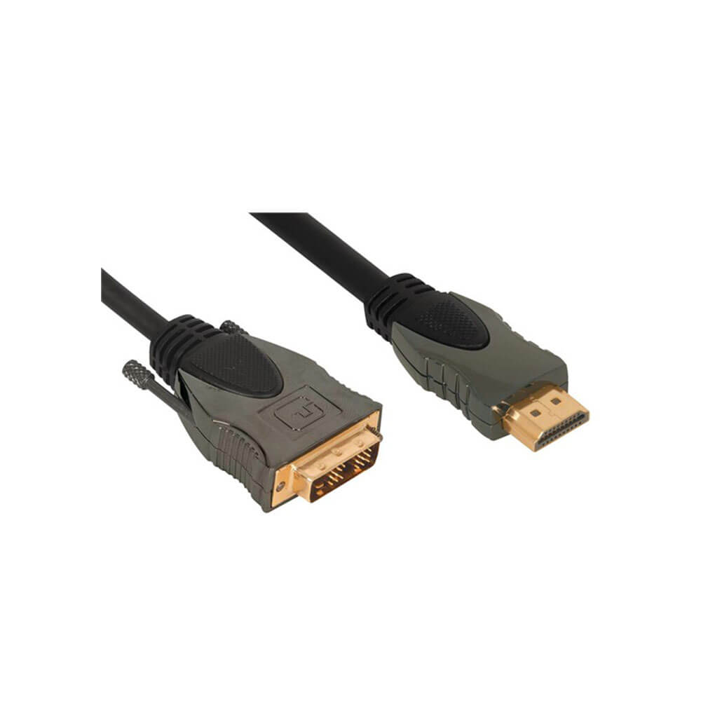 Câble vidéo de fiche HDMI Plug to DVI 1.5M