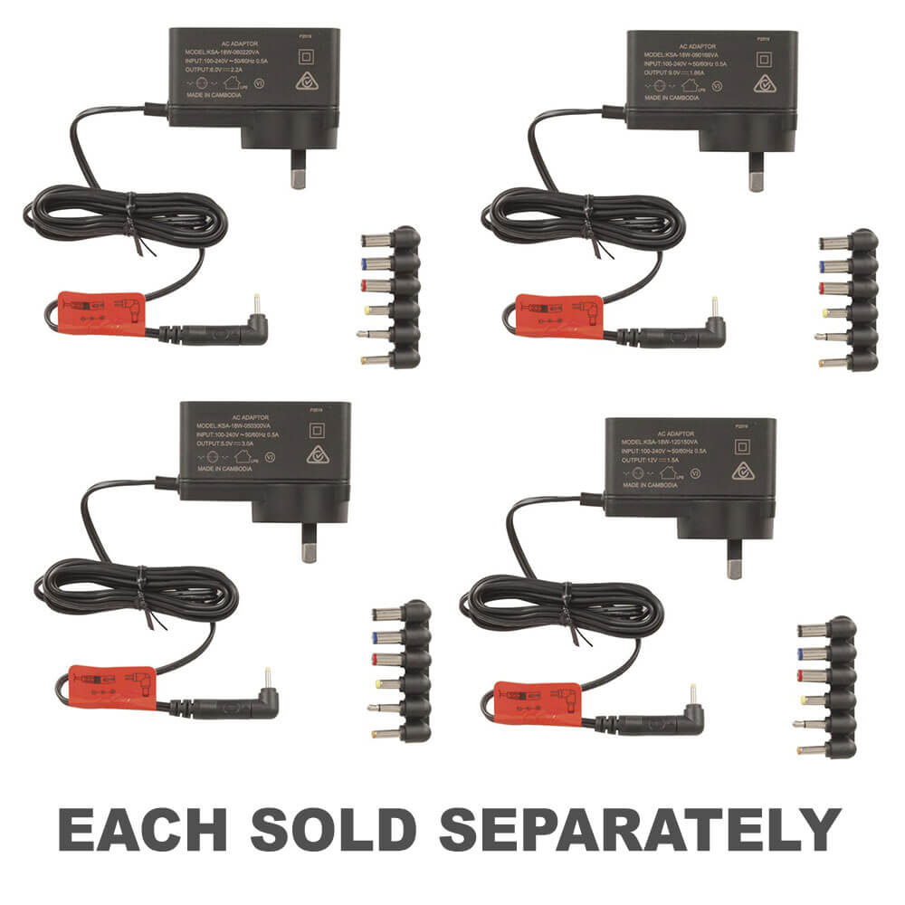 Adaptateur de puissance mince (7 bouchons)