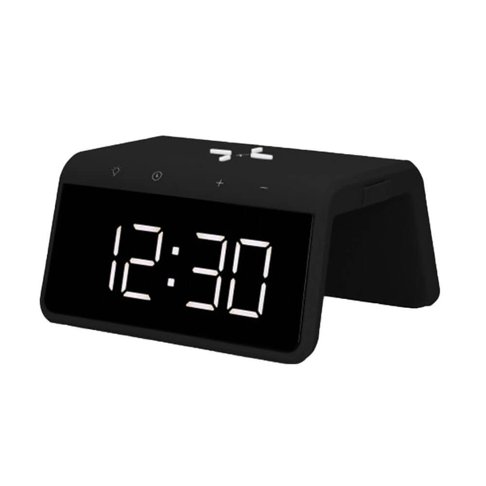 Horloge LED avec chargeur Qi léger et sans fil