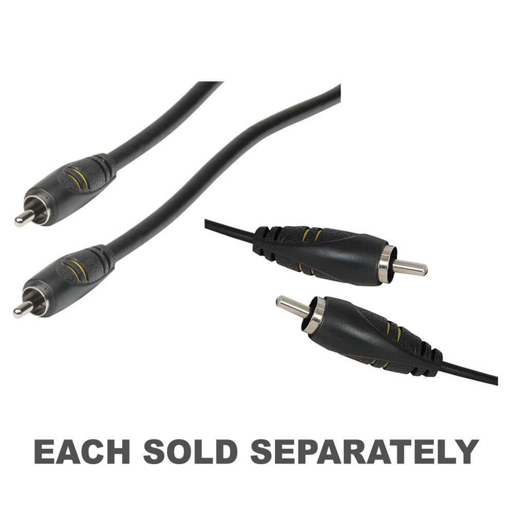 Plug RCA pour brancher le câble coaxial RG59U (jaune)