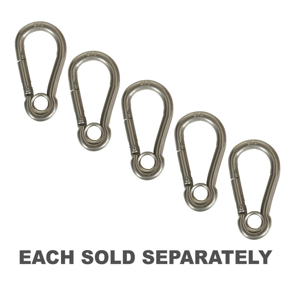 Crochet instantané de style carabine en acier inoxydable