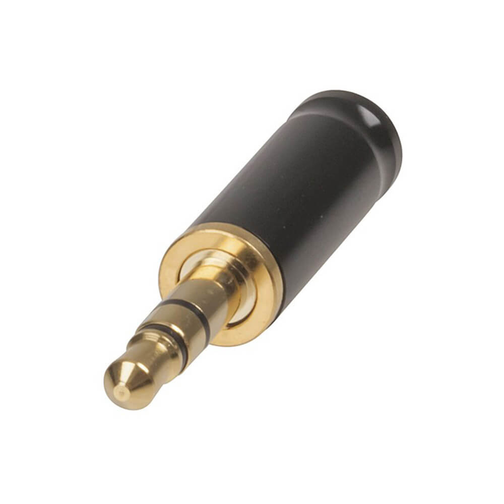 Slimline stéréo Plug 3,5 mm (noir et or)