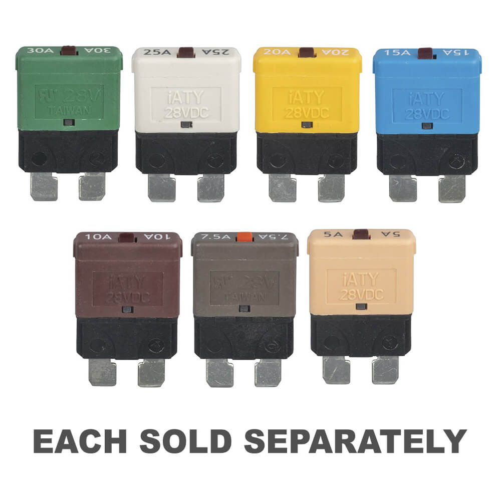 Réinitialiser le disjoncteur de circuit à lame standard