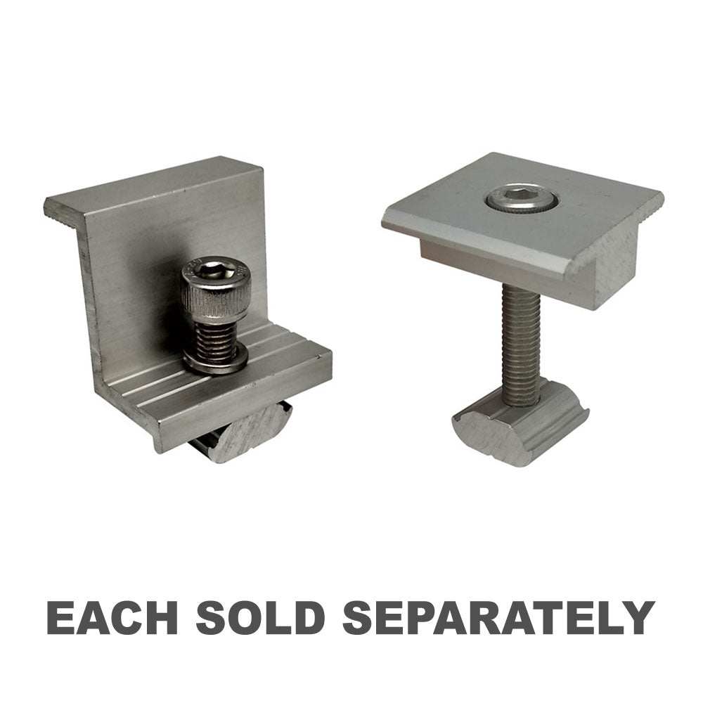 Pince de rail de panneau solaire 35 mm