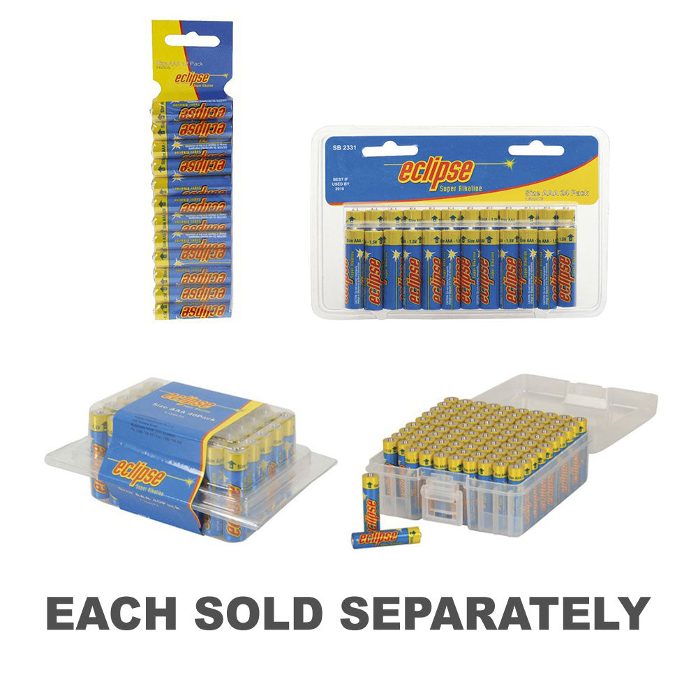 Éclipse Batteries AAA alcalines