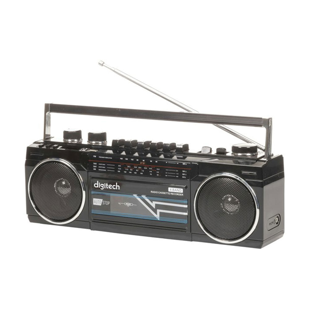 Boom Box avec cassette Bluetooth et radio AM / FM