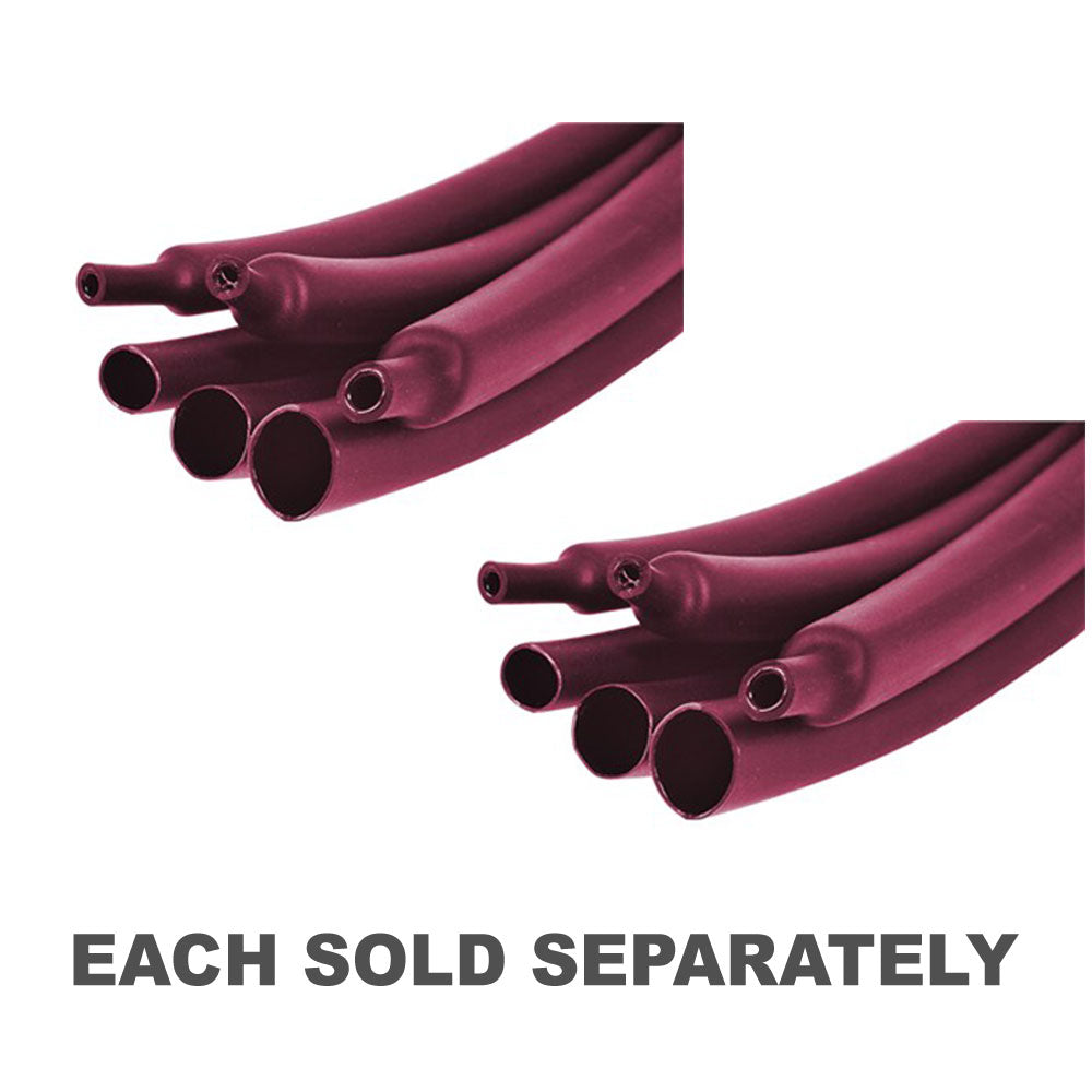 Tubes de chaleur avec doublure de colle 4: 1 (rouge)