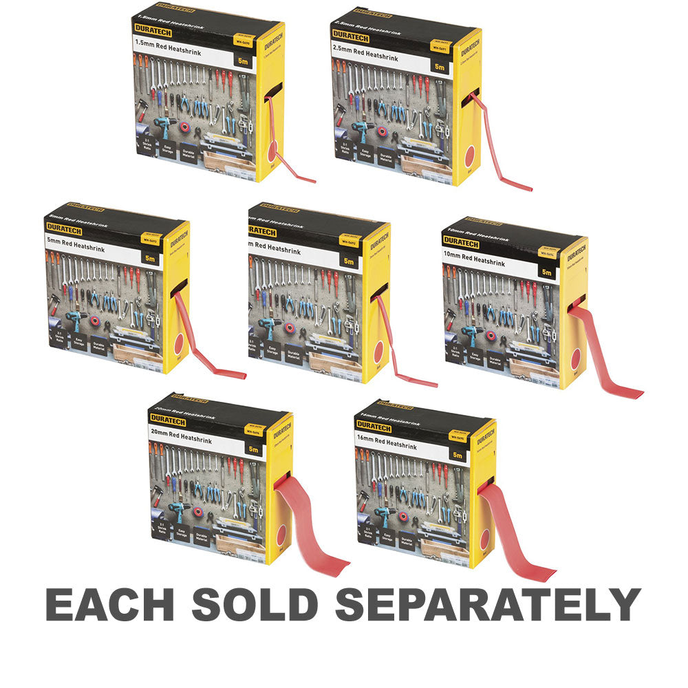 2: 1 tube de chaleur 5m (rouge)