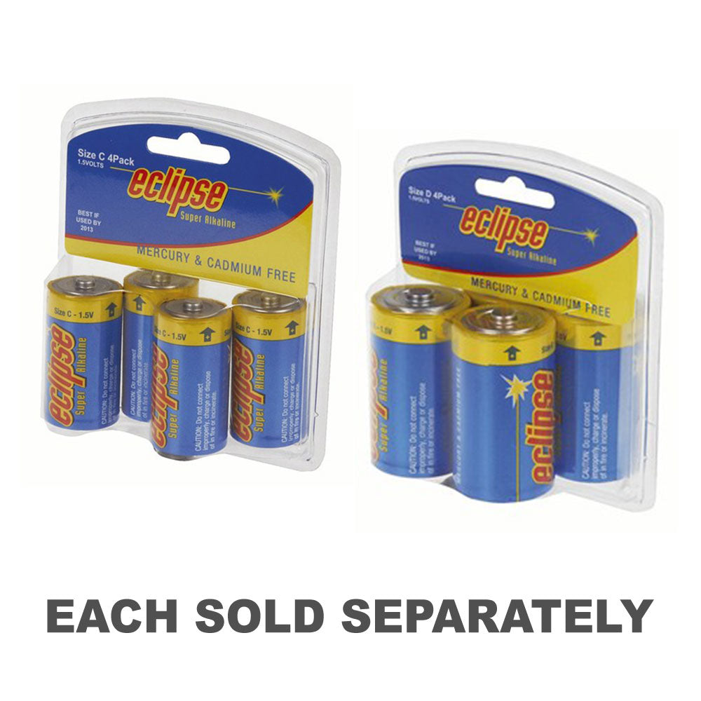Éclipse Batteries alcalines 4pcs