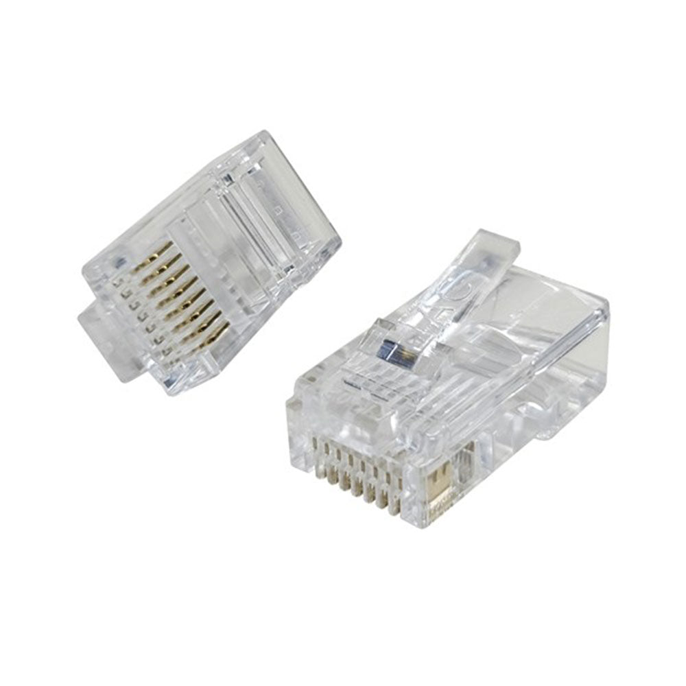 RJ45 Pilde téléphonique pour le câble à noyau solide 50pcs