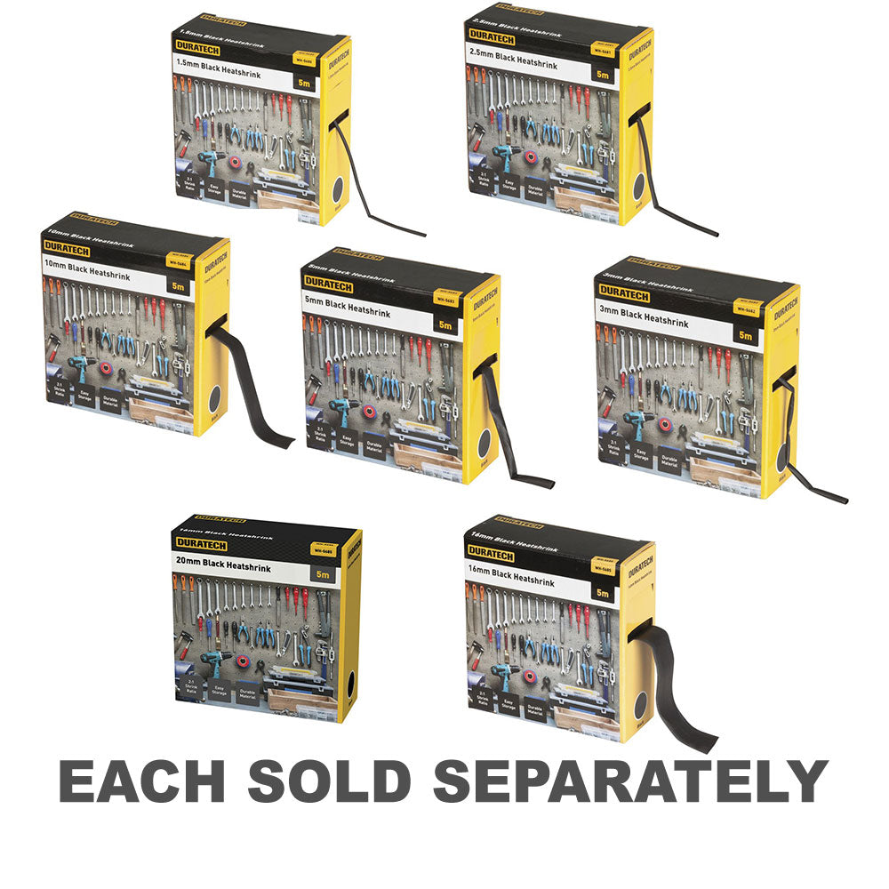 2: 1 tube de chaleur 5m (noir)