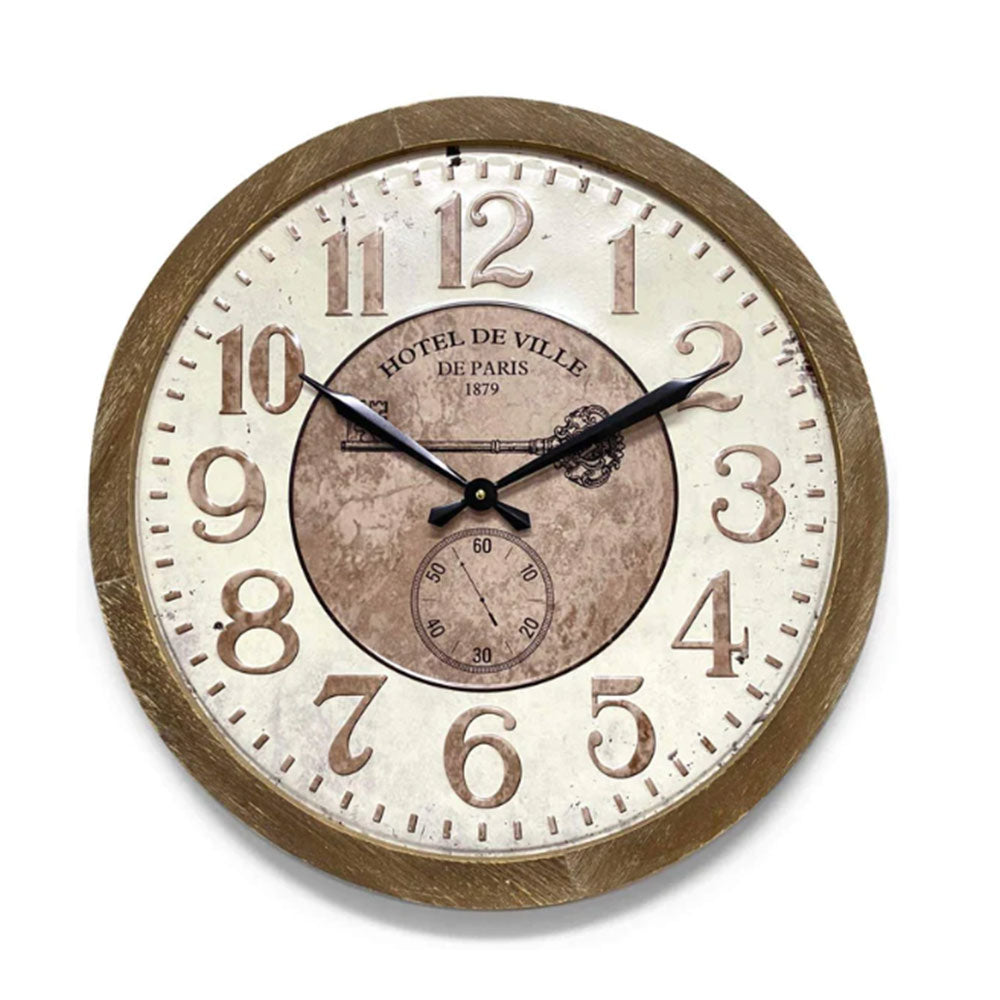 Hôtel de Ville Metal Face Timber Banner