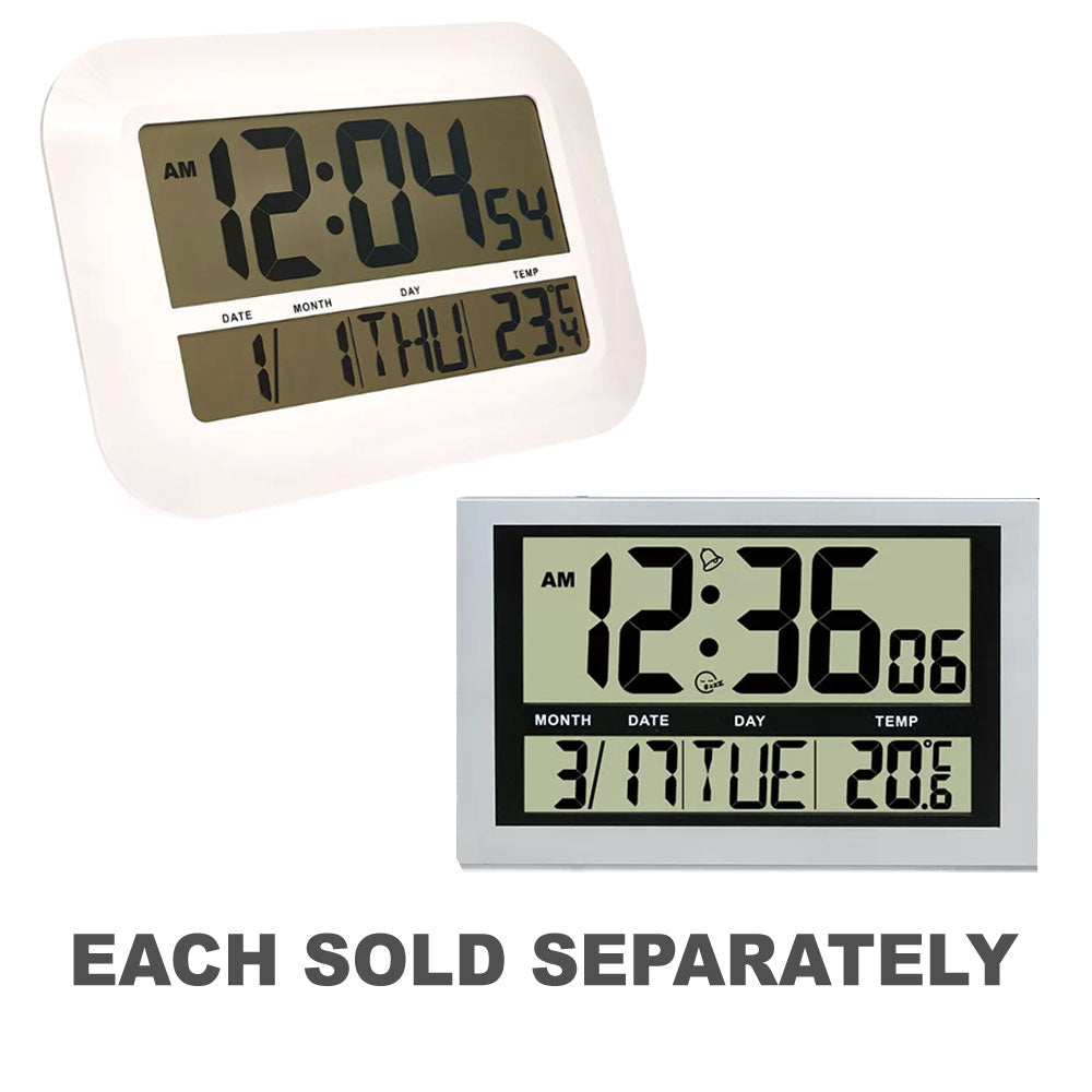 Horloge de calendrier de l'écran LCD jumbo