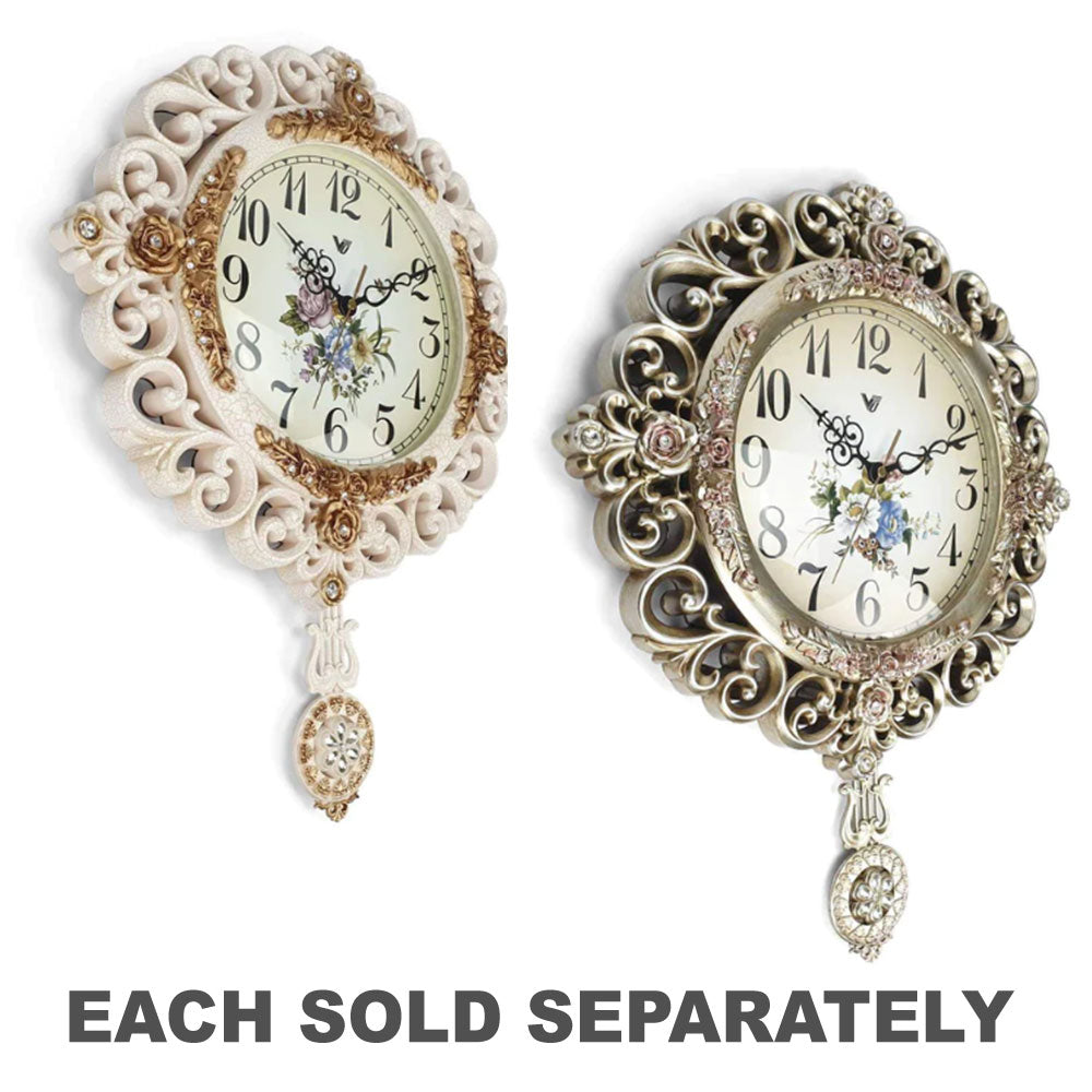 Corloge murale de pendule luxueuse