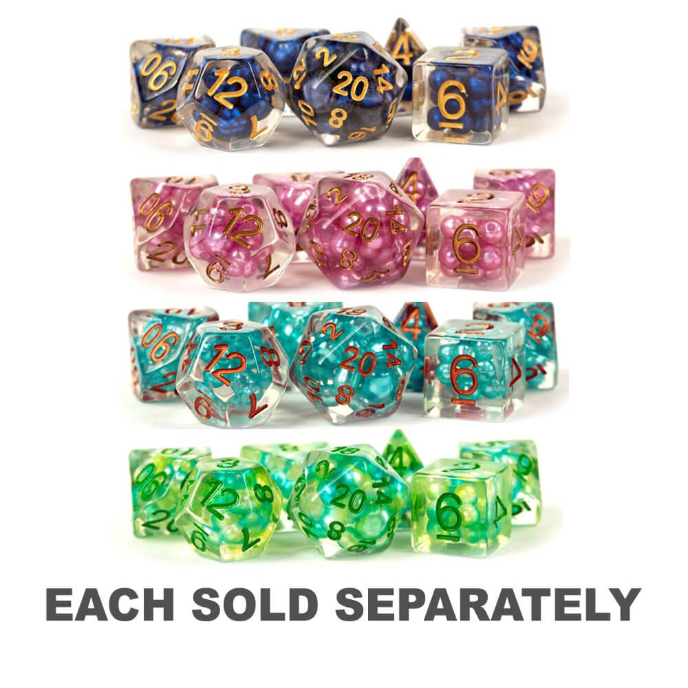 MDG Resin Pearl Poly Dice Set 16 mm