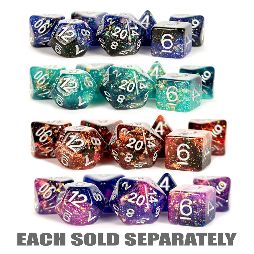 MDG Resin Eternal Polyédral Dice Set 16 mm