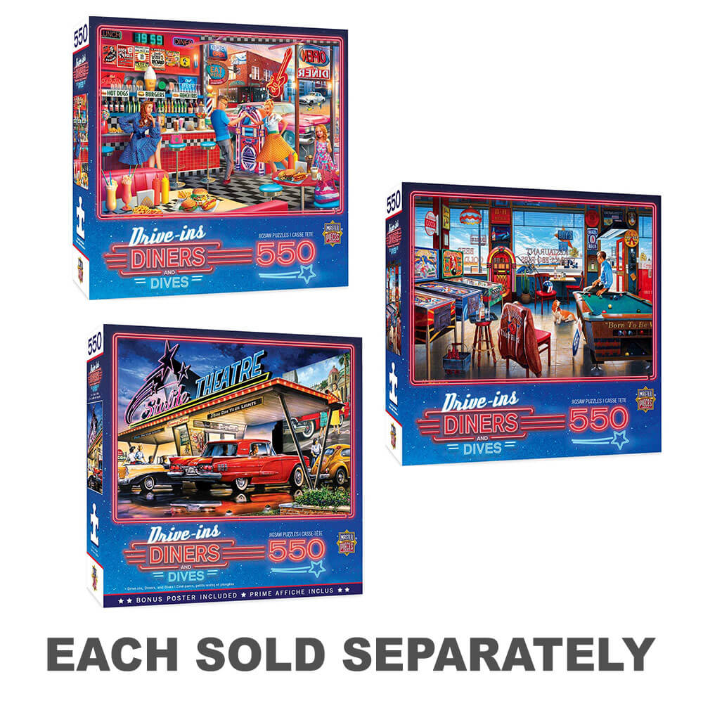MP Diners & Dives Puzzle (550 PC)