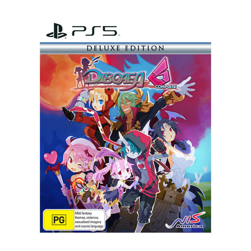 PS5 Disgaea 6 Game vidéo complète de Deluxe Edition