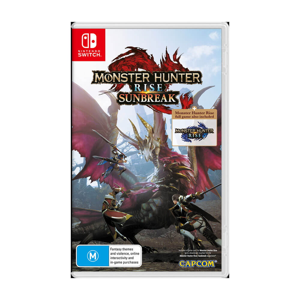 Swi Monster Hunter Rise Sunbreak Game