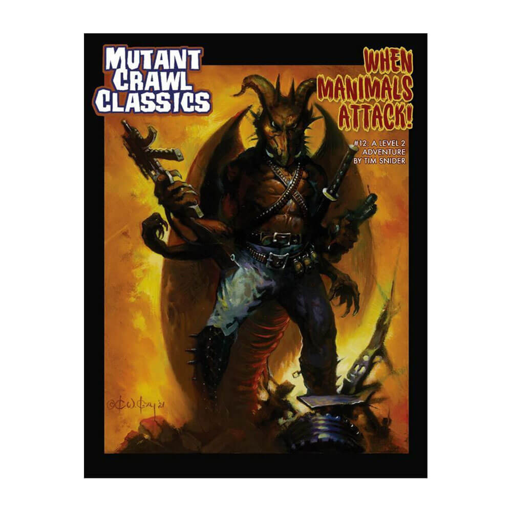 Mutant Crawl Classics # 12 Lorsque les mammifères attaquent RPG