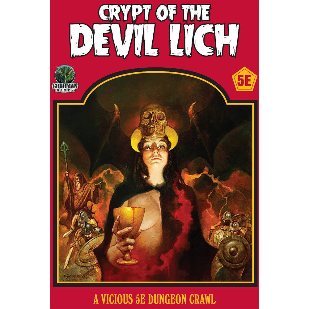 Dungeon Crawl Classics RPG Crypt of the Devil Lich 5e Game