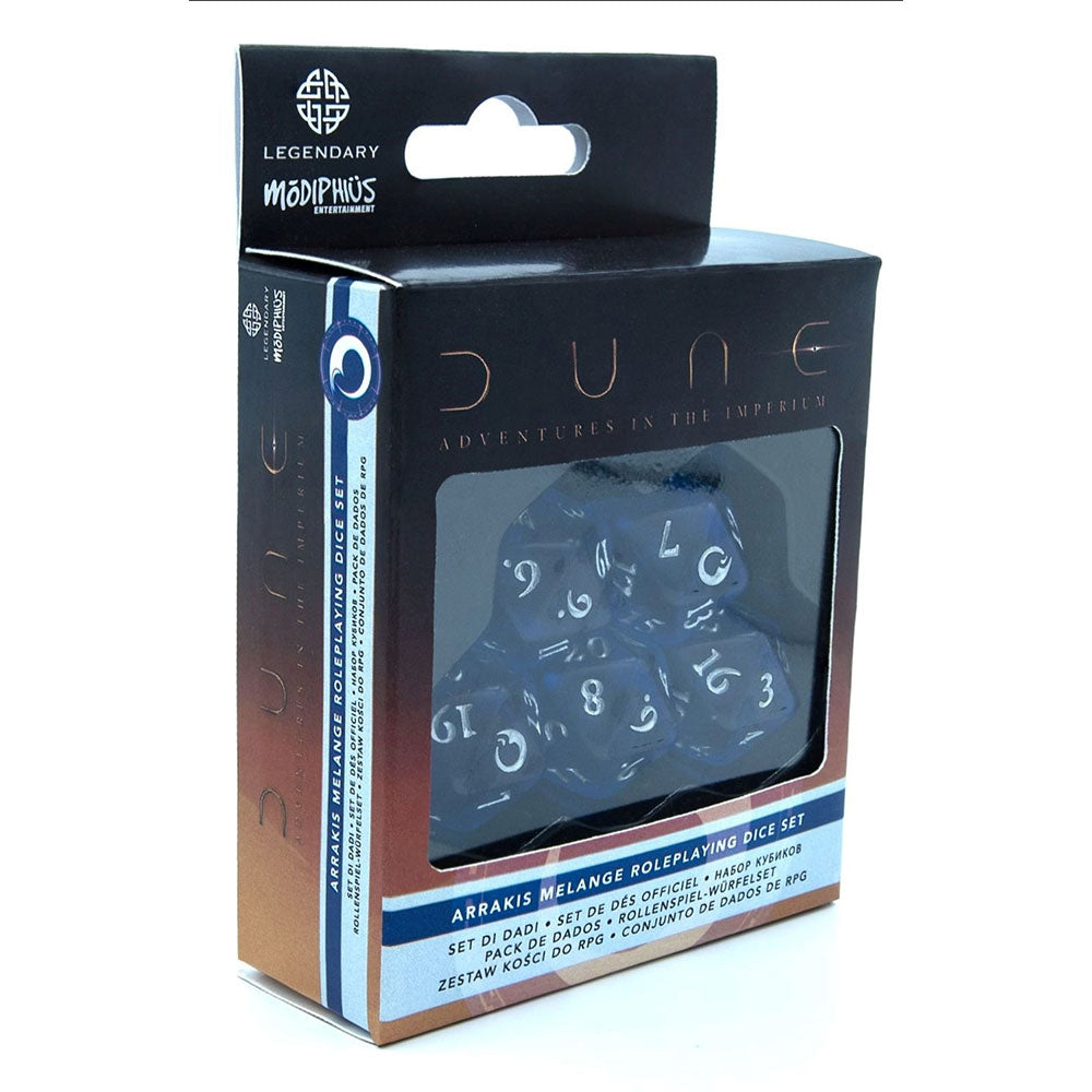 Adventures de dunes dans l'ensemble de dés melanges Imperium Arrakis